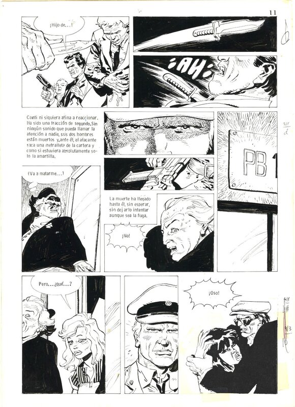 For sale - Eduardo Risso - El Guardaespaldas page 11 - Comic Strip