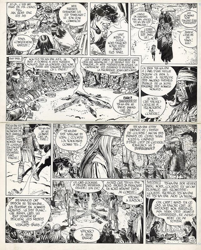 Jean Giraud, Jean-Michel Charlier, 1977 - Blueberry : Nez Cassé - Comic Strip