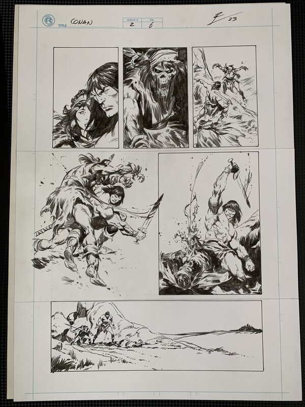 Rob de la Torre, Conan The Barbarian #2 pg6 - Comic Strip