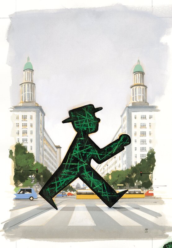 En vente - Berlin par Manuele Fior - Illustration originale