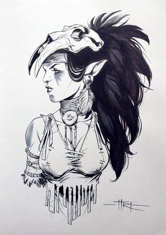 Marco Itri, Ishaa (West Fantasy, tome 2) - Illustration originale