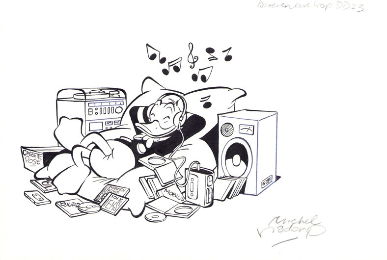 Michel Nadorp | Donald Duck illustration - Original Illustration