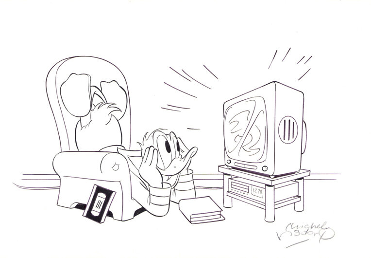Michel Nadorp | Donald Duck illustration - Original Illustration