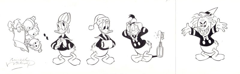 Michel Nadorp | Donald Duck illustrations - Original Illustration