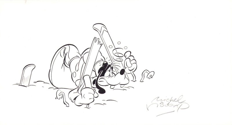 Michel Nadorp | Goofy illustration - Illustration originale