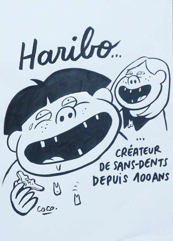Haribo (Dentiste) par Coco - Illustration originale