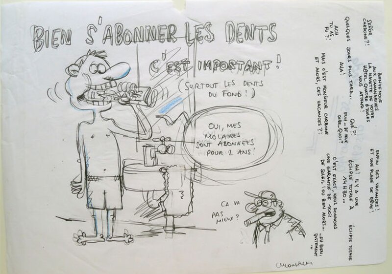 Dentiste par Luc Cromheecke - Œuvre originale