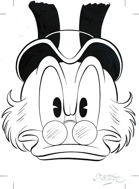 Michel Nadorp | 2017 | Donald Duck cover Donald Duck extra - Couverture originale