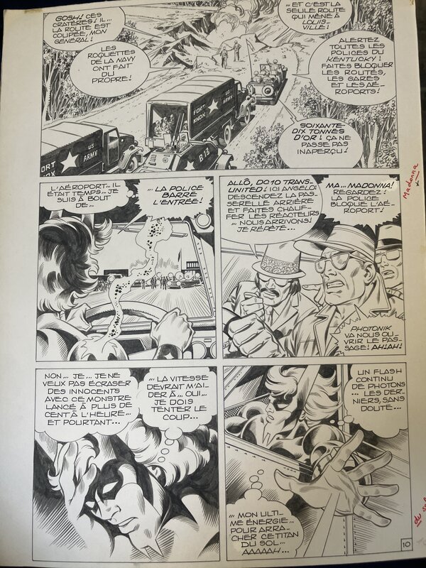 Photonik est encore dans de beaux draps … il ne vous remercie pas monsieur MITTON - Planche originale