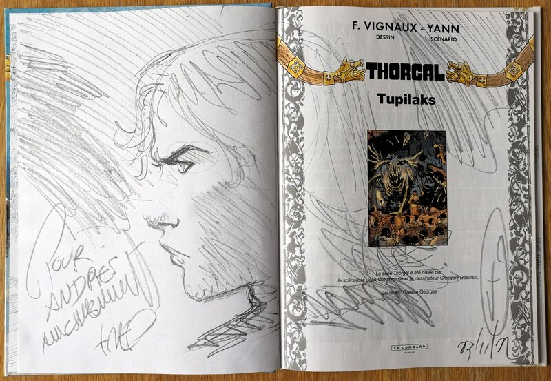 Thorgal, tome 40 by Frédéric Vignaux - Sketch