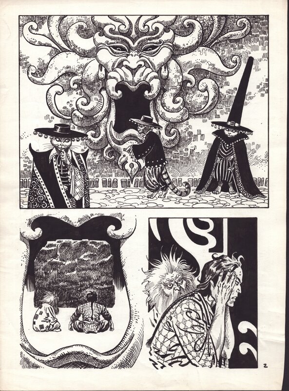 En vente - Enrique Alcatena, Ricardo Barreiro, El mago - planche 050 - Planche originale