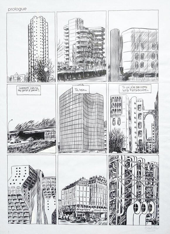 Vitesse moderne by Blutch - Comic Strip
