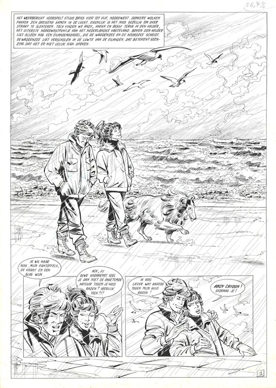 Studio Vandersteen, Jeff Broeckx, Patrick Van Lierde, Bessy natuurcommando - Planche originale