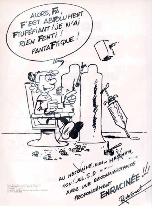 Bob De Groot, Robin Dubois chez le dentiste - Dédicace
