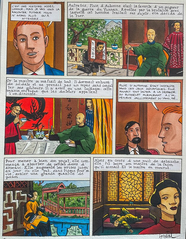 Loustal, Jean-Luc Fromental, Mémoires avec dames par Morel Cox - Comic Strip