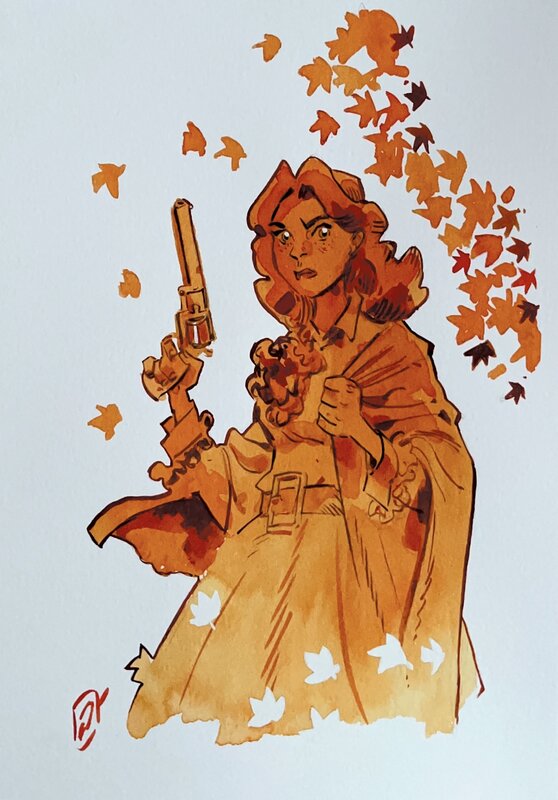 Pierre Alary Scarlett - Illustration originale