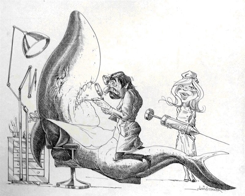 David Smith, Supertooth (Dentiste) - Illustration originale