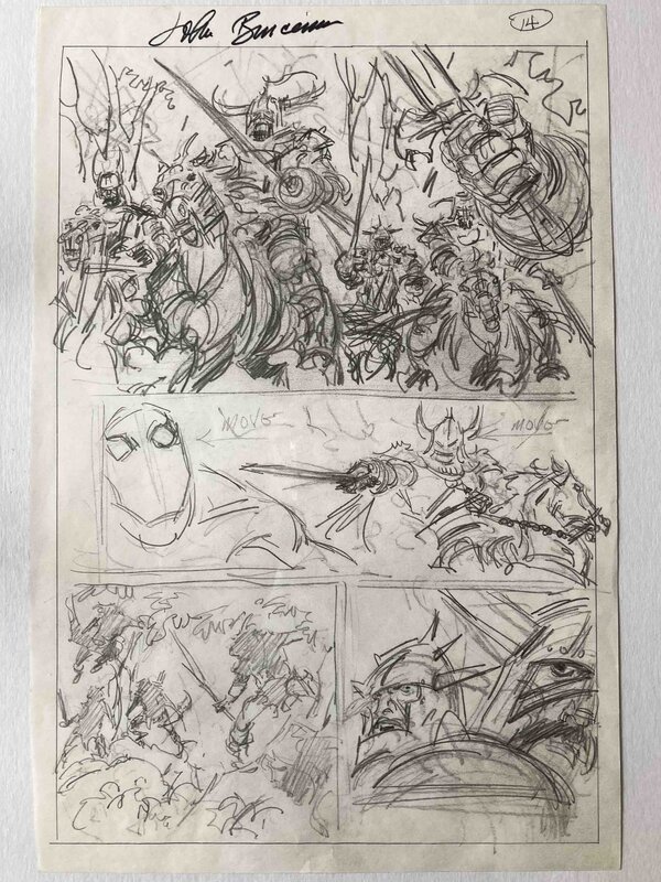 John Buscema, The Amazing Spider-Man Annual 1999 p.14 prelim - Œuvre originale