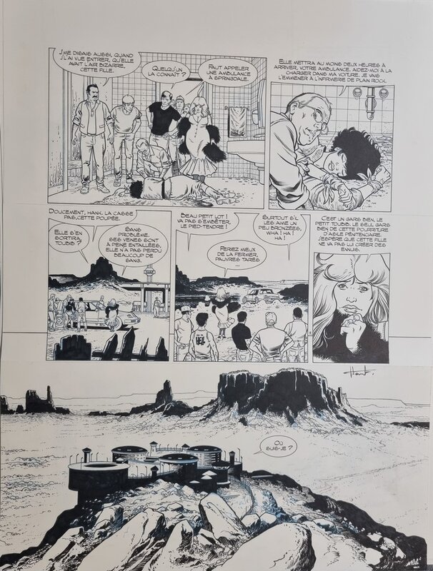 Alain Henriet, Jean Van Hamme, Xiii Mistery - Traquenards et sentiments - Planche originale