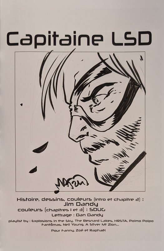 Capitaine LSD par Jim Dandy - Illustration originale