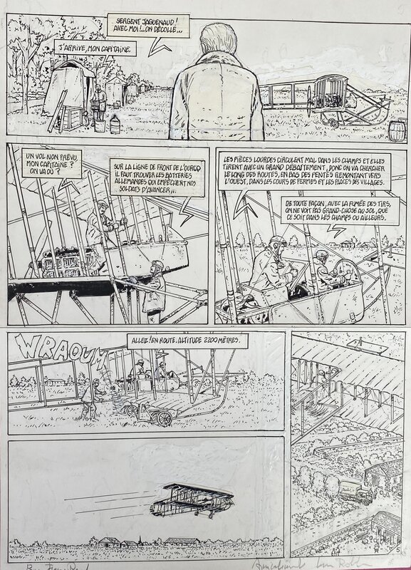 Lucien Rollin, planche originale, 