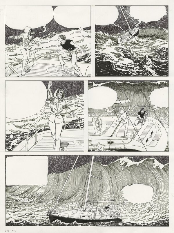 En vente - Giuseppe Bergman par Milo Manara - Planche originale