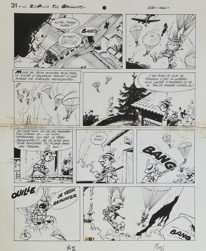 Pierre Seron, Les guerriers du passé - Comic Strip