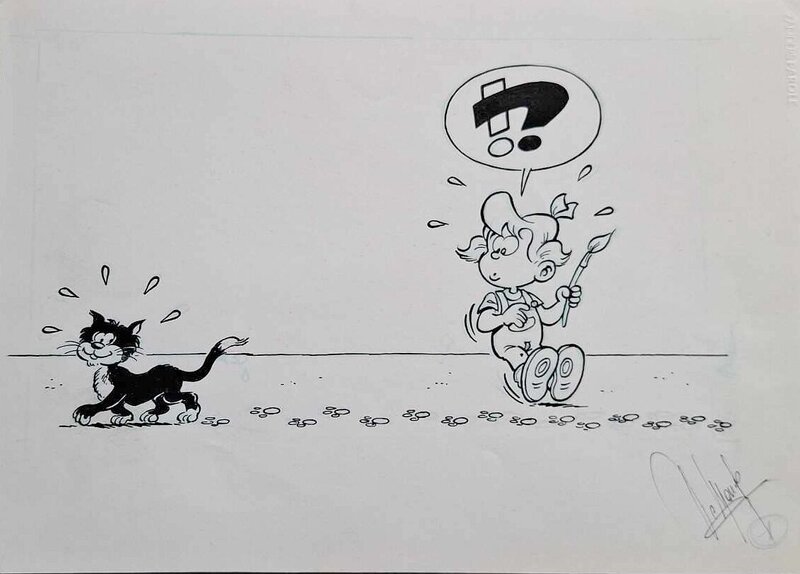 Stam & Pilou par Marc Daniëls - Illustration originale