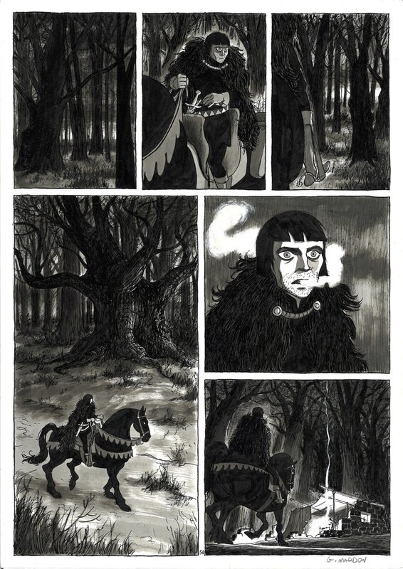Mardon, Le fils de l'ogre, planche n°58, 2009. - Comic Strip