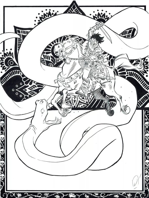 Pierre Alary Conan illustration - Original Illustration
