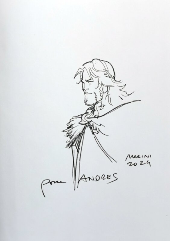 Les Aigles de Rome par Enrico Marini - Dédicace