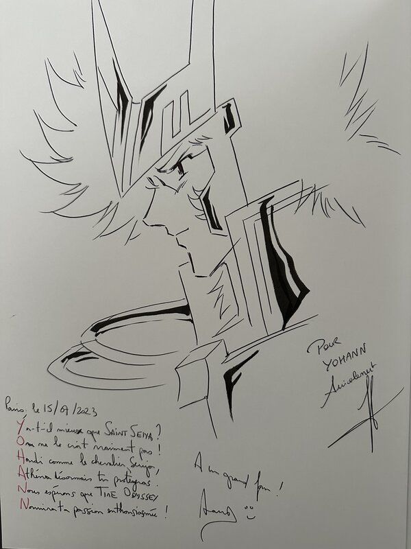 Jérôme Alquié, Saint seiya time odyssey volume 1 - Sketch