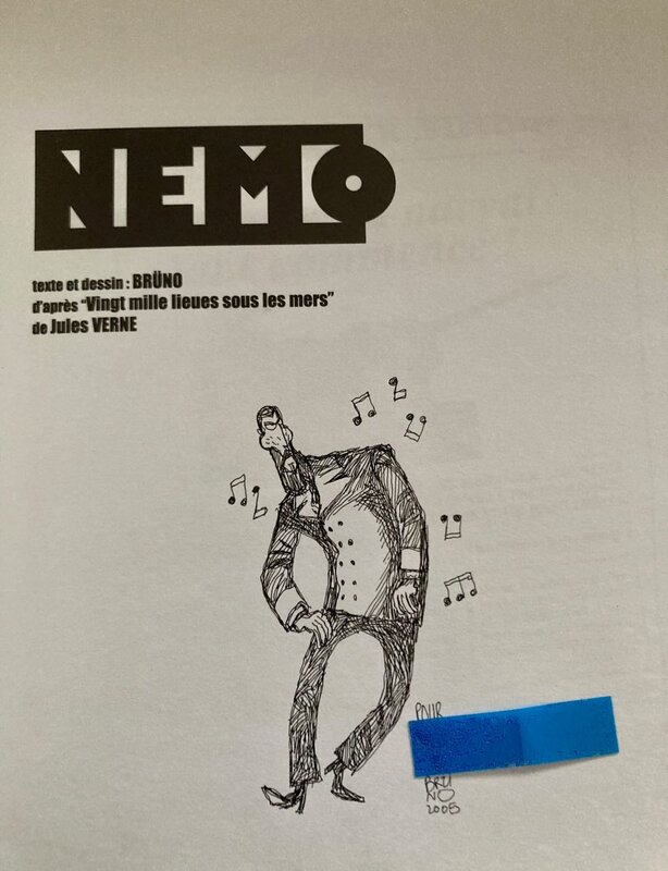 Brüno, Dédicace Bruno intégrale Capitaine Nemo - Sketch