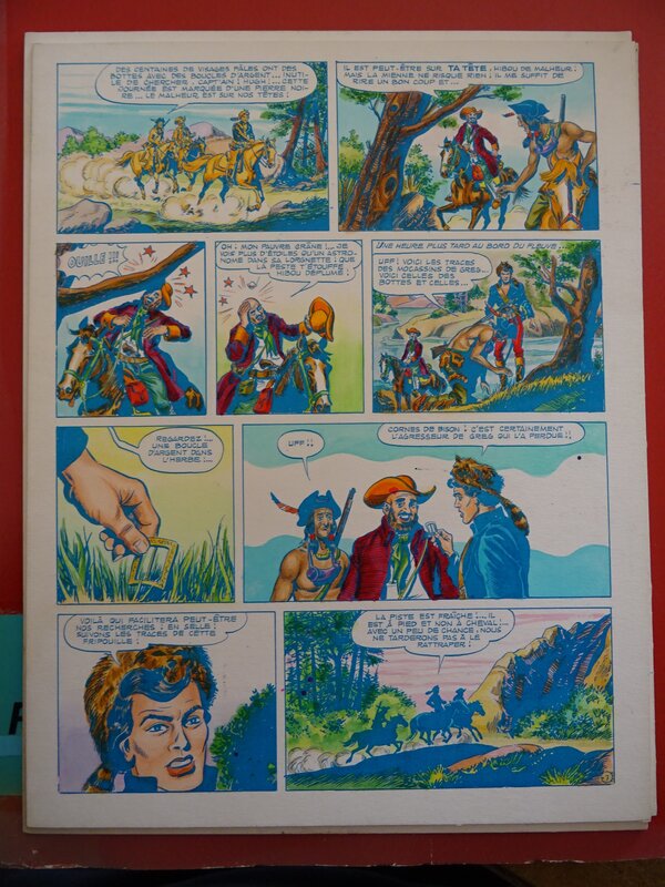 For sale - EsseGesse, Captain SWING les Loups de l'Ontario pl n° 7 - Comic Strip