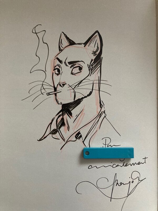 Dédicace Blacksad by Juanjo Guarnido - Sketch
