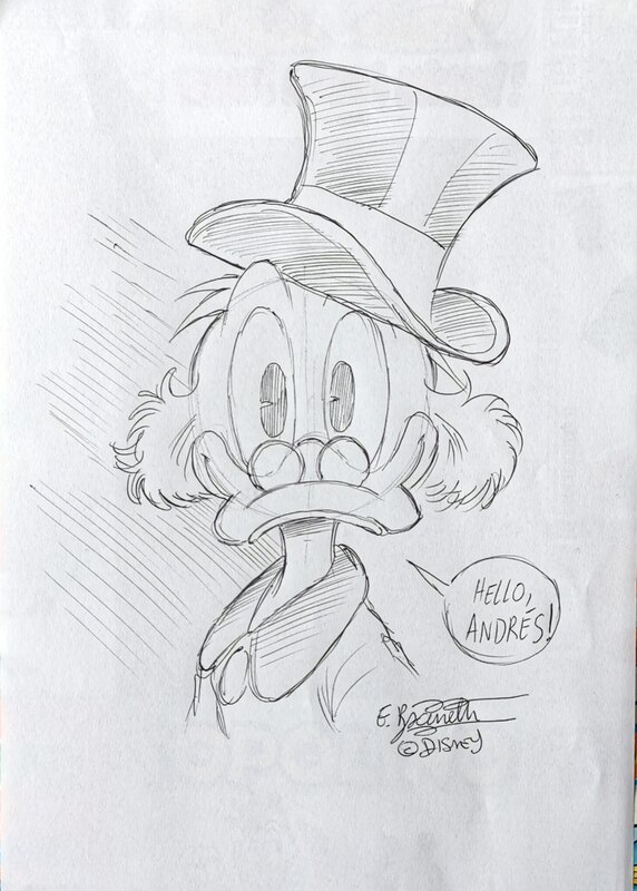 Paperone / Picsou by Emmanuele Baccinelli - Original Illustration