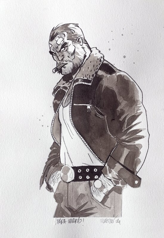 Old Man Logan by Miki Montlló - Original Illustration