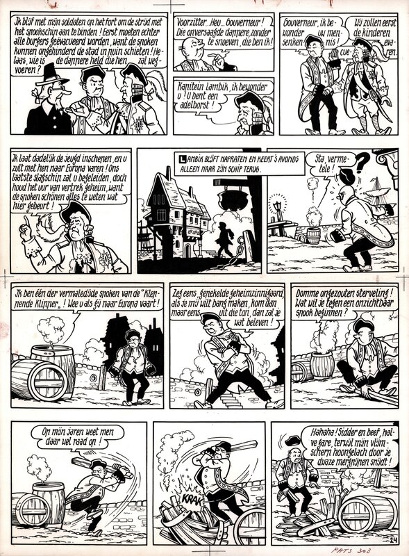 Willy Vandersteen, Suske en Wiske : De Kleppende Klipper - Comic Strip