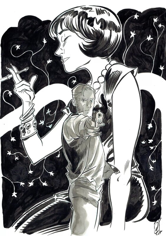 Pierre Alary, Silas Corey Ex Libris Art - Original Illustration