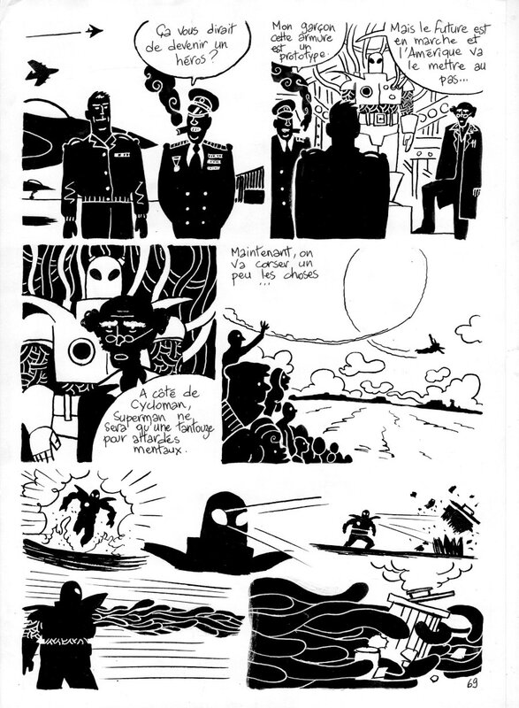 Grégory Mardon - Cycloman page 69 - Comic Strip