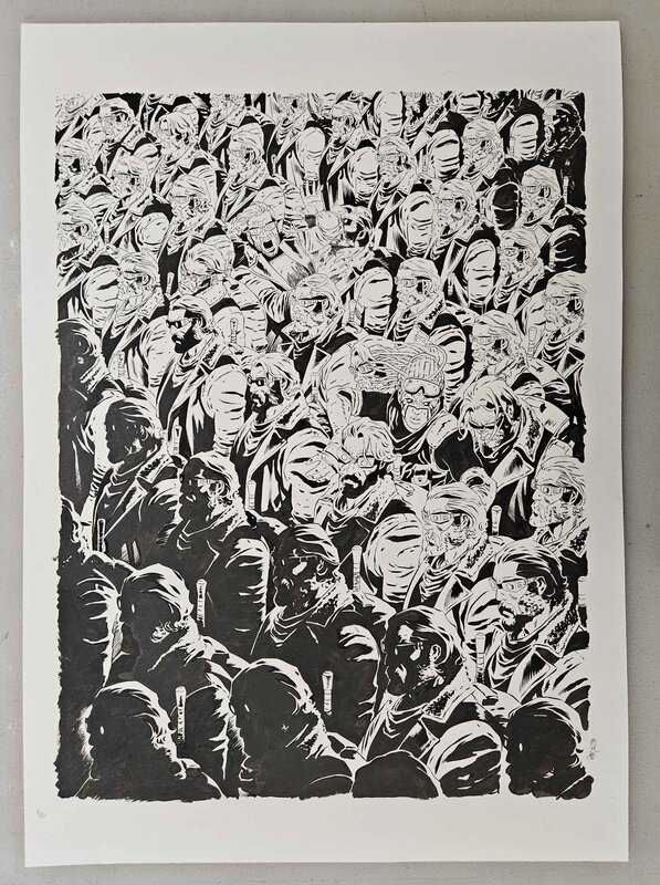 En vente - Dimitri Armand, Le Convoyeur - Tome 4 - Couverture - Couverture originale