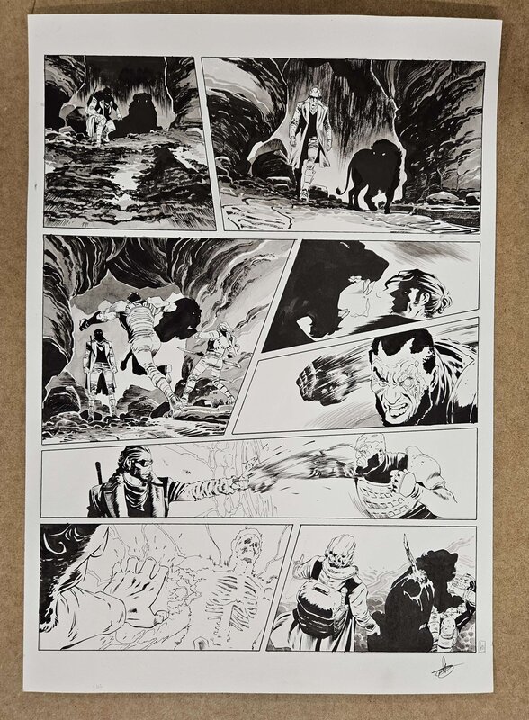 For sale - Dimitri Armand, Le Convoyeur - Tome 4 - Planche 40 - Comic Strip