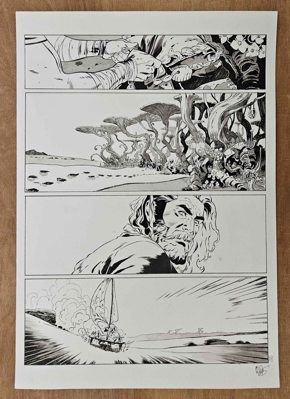 For sale - Dimitri Armand, Le Convoyeur - Tome 4 - Planche 58 - Comic Strip