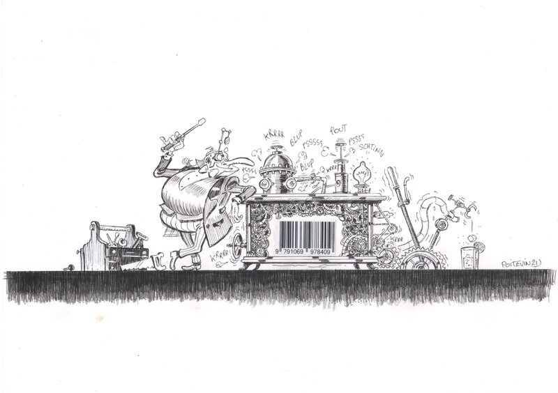 Arnaud Poitevin, Régis Hautière, Les Spectaculaires de paname - Couverture originale