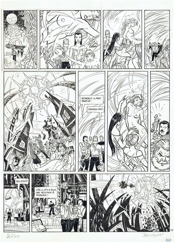 For sale - Philippe Berthet, Antonio Cossu, Erotisme - Marchand d'idées - T 3 P 34 - Comic Strip