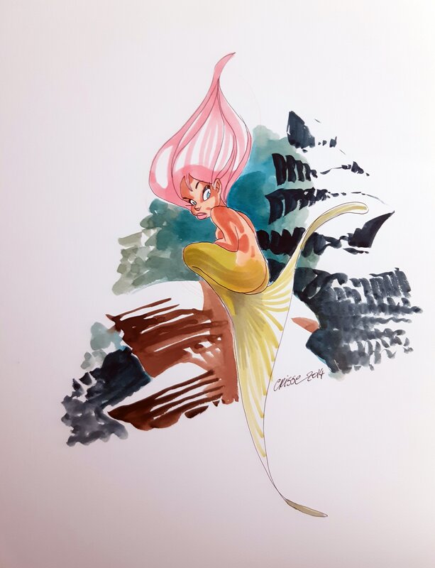 Atalante by Crisse - Original Illustration