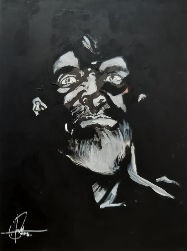 En vente - Portrait par Benoit Dellac - Illustration originale