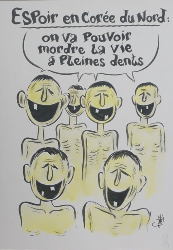 Foolz, Espoir en Corée du Nord (Dentiste) - Original Illustration