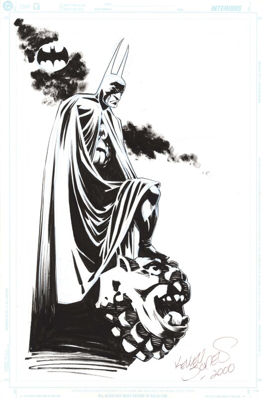 Batman par Kelley Jones - Illustration originale