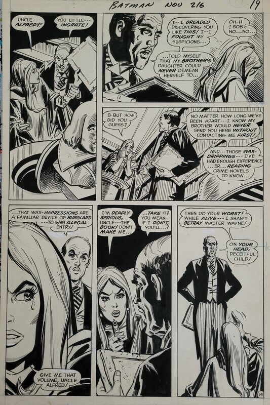 Irv Novick, Dick Giordano, Frank Robbins, Batman # 216 - Angel or Devil - Comic Strip